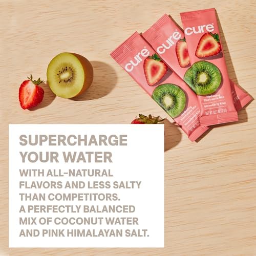 Cure Hydration - Electrolyte Drink Powder Strawberry Kiwi 28 Servings