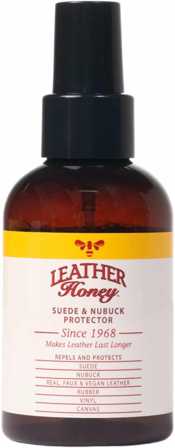 Leather Honey Suede & Nubuck Protector Spray – Non-Toxic, Non-Aerosol