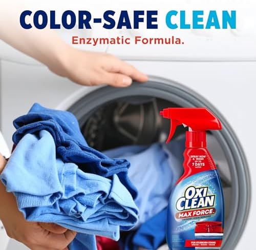 OxiClean Max Force Laundry Stain Treater Spray, 12 Fl Oz (Pack of 3)