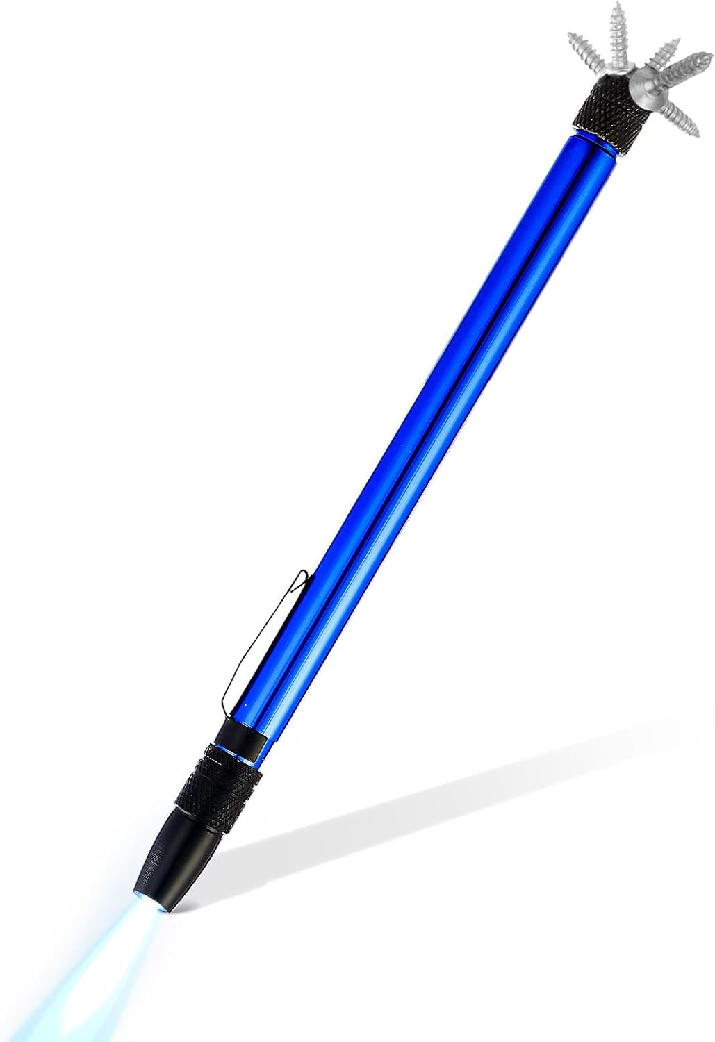 1 Piece 3.5LBs Telescoping Magnetic Pickup Tool, with Pen Clip Design, Magnet Stick Rod Extendable 5.1" to 25.4" for Men, Birthday, Father's Day, Christmas Gift