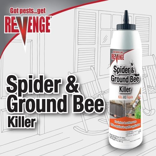 Revenge Spider & Ground Bee Killer, 10 oz Ready-to-Use Dust Treatment