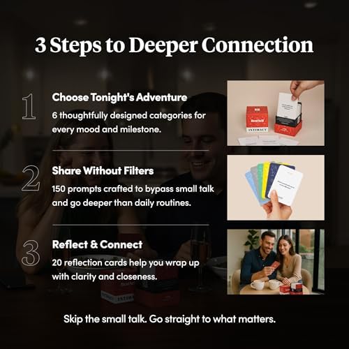 BestSelf Intimacy Deck – 170 Conversation Cards for Couples