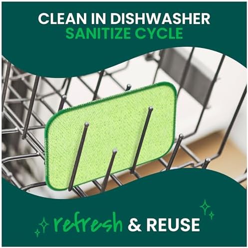 Scotch-Brite Dobie Scrub & Wipe Cloths,Non-Scratch Scrubbing, 2 Pack