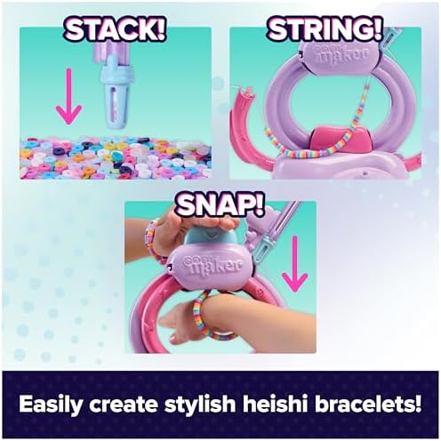 Cool Maker Stack'd Heishi Studio Bracelet Making Kit, Ages 7+