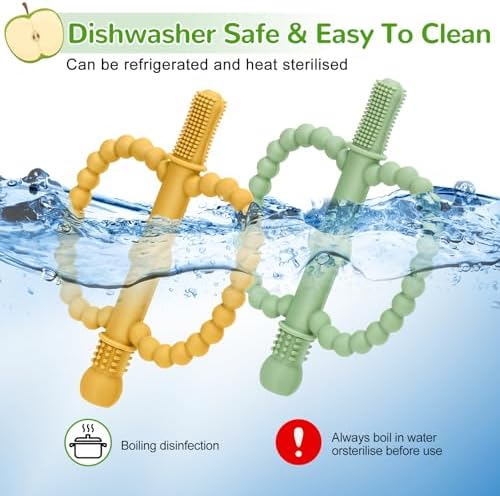 MISSLILI Baby Teething Toys for Babies 0-36 Months – Anti-Choking Design