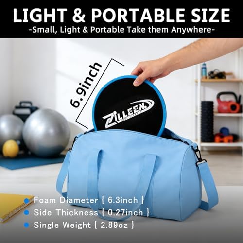 ZILLEEN Exercise Sliders for Working Out Pilates Fitness Discs 2pcs