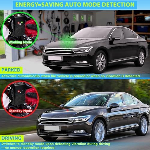 Battery Operated Ultrasonic Under Hood Rodent Repellent for Car Engines