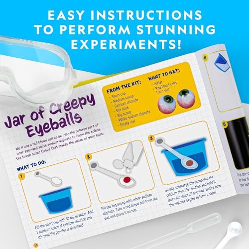 National Geographic Gross Science Kit with 45 Experiments for Kids 8-12