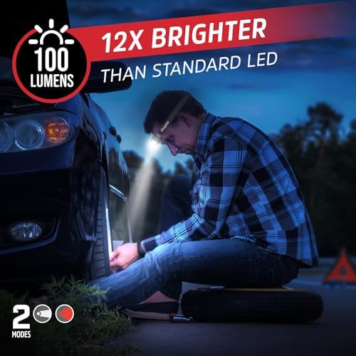 Energizer Universal LED Headlamp (2-Pack), Bright Head Lamp for Outdoors, Camping and Emergency Light, IPX4 Water Resistant (Batteries Included)