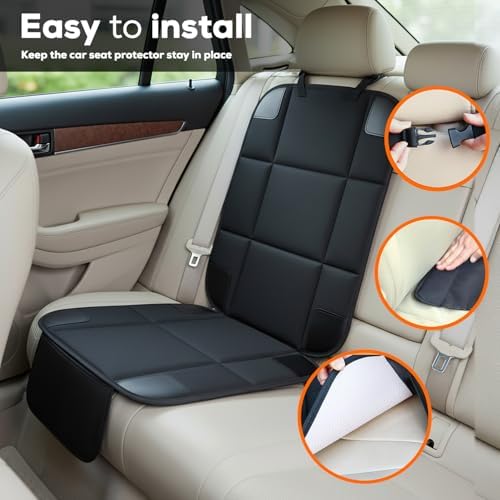 VLM Car Seat Protector for Child Car Seat, 600D Waterproof Padded Cover