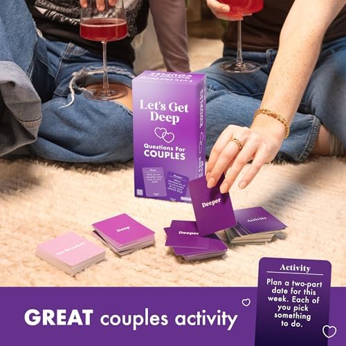 Let's Get Deep, A Question Card Game for Couples by Relatable