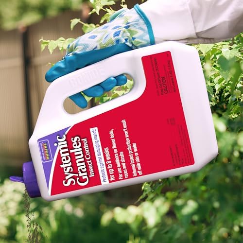 Bonide Insect Control Systemic Granules, 4 lbs. Ready-to- Water Resistant Long Lasting Protection Outdoor Use