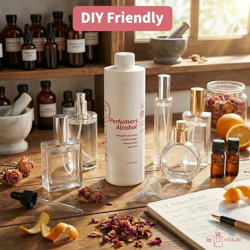 Perfumers Alcohol SD 40B Denatured Ethanol for DIY Perfume Base 16oz