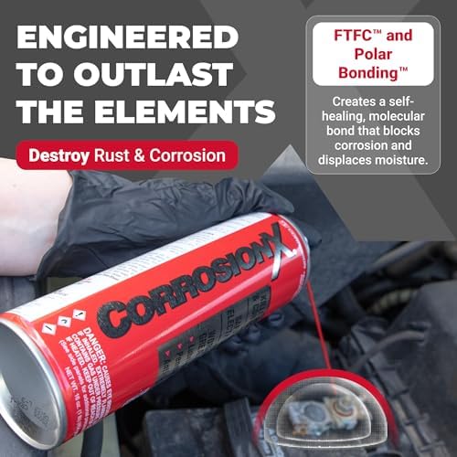 CorrosionX Rust Inhibitor, Dielectric Corrosion Prevention, 16oz Aerosol