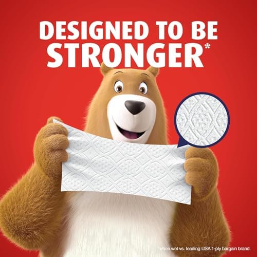 Charmin Ultra Strong Clean Touch Toilet Paper, 24 Family Mega Rolls = 120 Regular Rolls