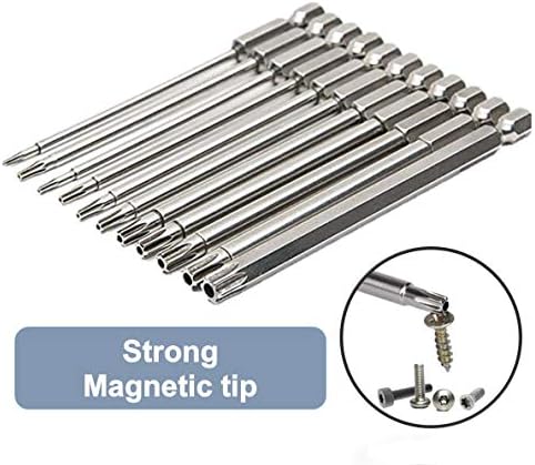 aiyun 11Piece Star Screwdriver Bit Set Shark Vacuum Security (75mm Length)