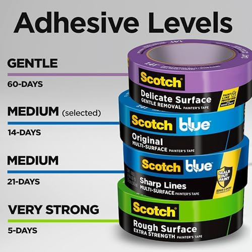 ScotchBlue Original Multi-Surface Painter's Tape 3 Inch Wide, 1 Roll