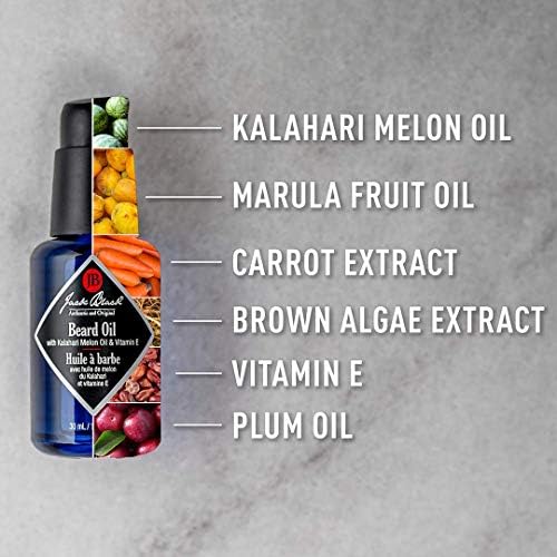 Jack Black Beard Oil for Men - Leave In Beard Conditioner for Men, 1 Fl Oz