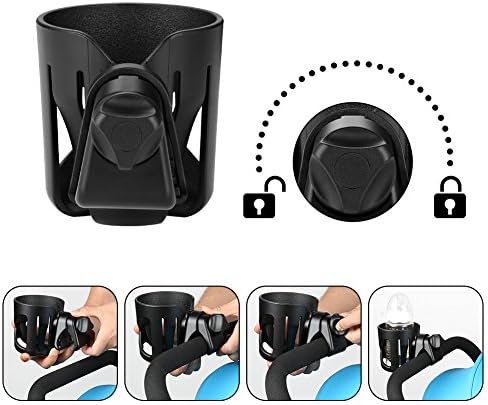 Accmor Stroller Cup Holder, Cup Holder for Walker Bike Wheelchair