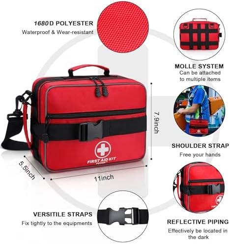 Poygik Premium 420-Piece Large First Aid Kit for Home, Car, Camping