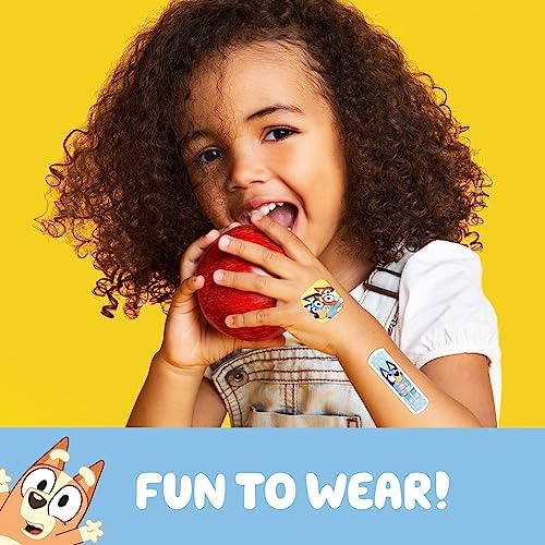 Bluey Kids Adhesive Bandages, 3 Assorted Sizes, 100 Count