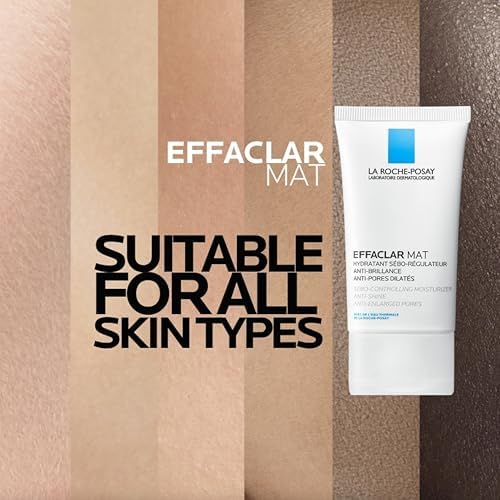 La Roche-Posay Effaclar Mat Oil Free Face Moisturizer for Oily Skin