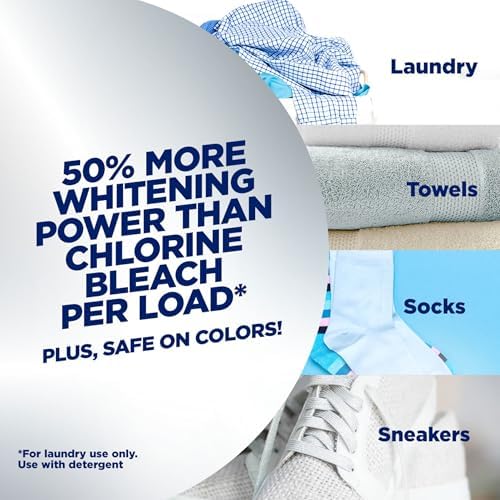 OxiClean Triple Action White Revive Laundry Whitener Powder, 4 lbs