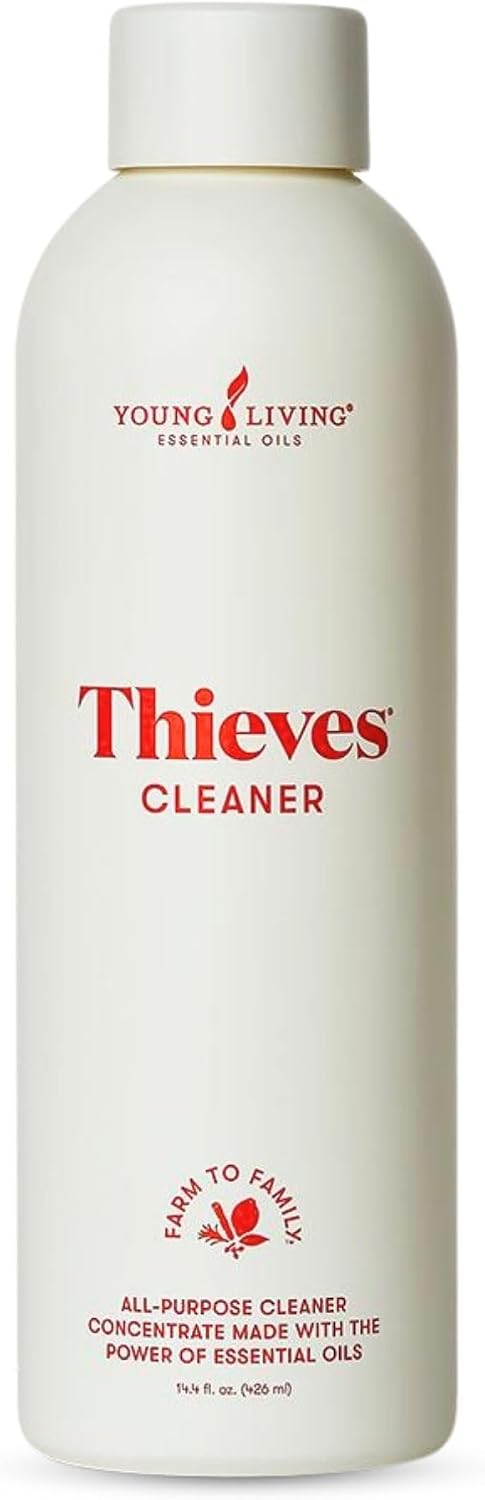 Thieves Household Cleaner | 14.4 oz | Plant-Based Multi-Surface Solution Infused with Essential Oils | Dilute for Floors, Carpets, Glass, Counters, Appliances, and General Home Cleaning