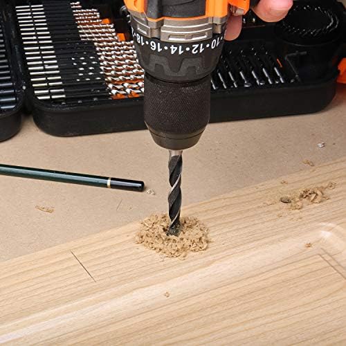 ENERTWIST Drill Bit Set, 246PCS Drill Bits, Driver Set with Portable Case