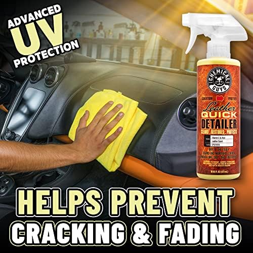 Chemical Guys, Leather Quick Detailer, Cleaner & Conditioner Spray, 16 oz