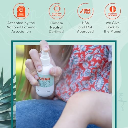 Active Skin Repair First Aid Spray with Medical Grade Hypochlorous, 3 oz