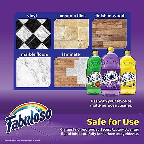 Fabuloso Microfiber Cleaning Cloths for Home & Car, 13x13, Purple, 8 Count