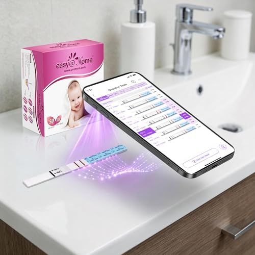 easy@Home 50 Ovulation Test Strips and 20 Pregnancy Test Strips Combo Kit