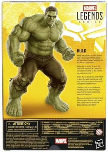 Marvel Legends Series Hulk, Spider-Man: Brand New Day Collectible 6-Inch Action Figure Set