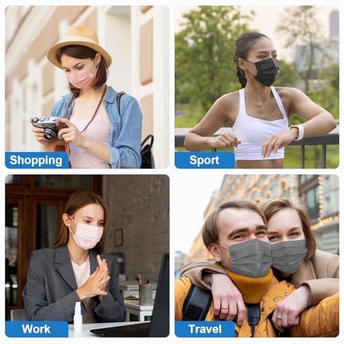 ZIYE 100 Pcs Non-medical Disposable Face Masks