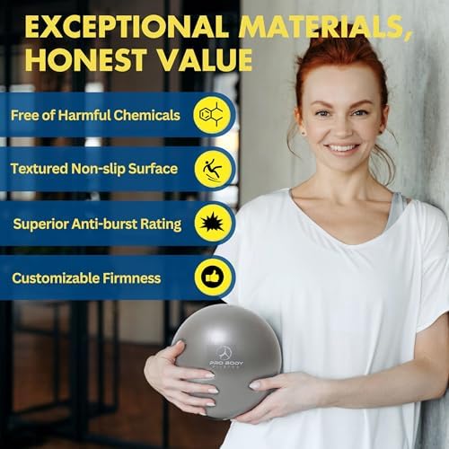 ProBody Pilates Ball Small — 9 Inch Small Yoga Ball