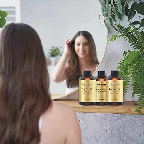 First Botany, 100% Pure Australian Tea Tree Essential Oil with high conc. of Terpinen - A Known Solution to Help in Fighting Acne, Toenail Issues, Dandruff. (1 fl oz)