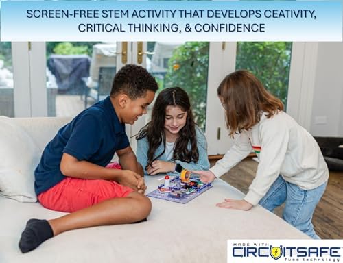 Snap Circuits “Arcade”, Electronics Exploration Kit, Stem Activities for Ages 8+, Full Color Project Manual (SCA-200)