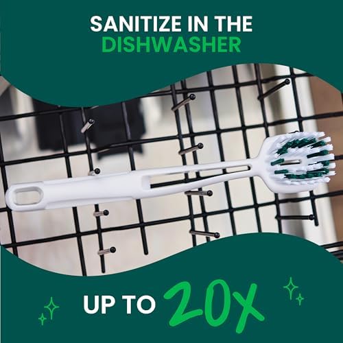 Scotch-Brite Pot Pan & Dish Brush, Scrub Brushes for Cleaning Kitchen and Washing Dishes, 1 Count