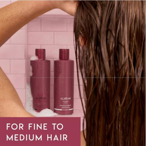ALURAM Volumizing Shampoo, Non-Drying Gentle Cleanser Adds Body & Fullness for All Hair Types
