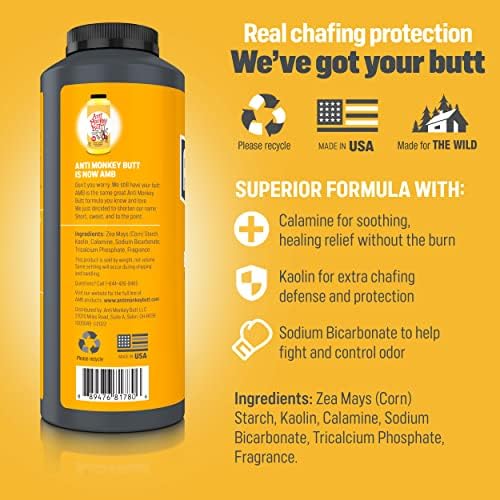 Anti Monkey Butt Body Powder, Talc-Free, 8 oz