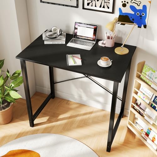 DUMOS 32 Inch Small Computer Desk, Gaming Desks for Home Office Bedroom