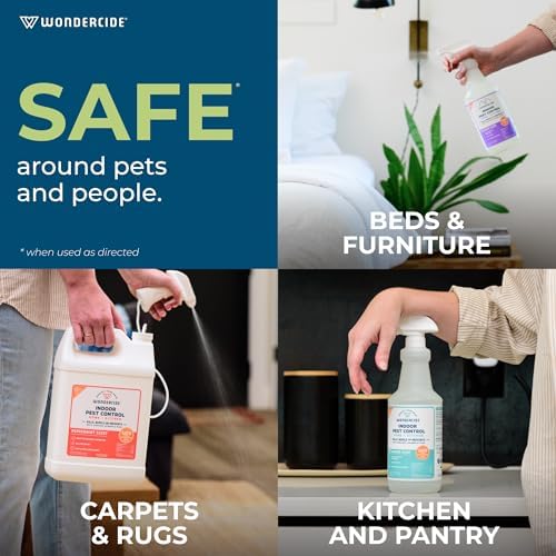 Wondercide - Indoor Pest Control Spray for Home & Kitchen Peppermint 16 oz