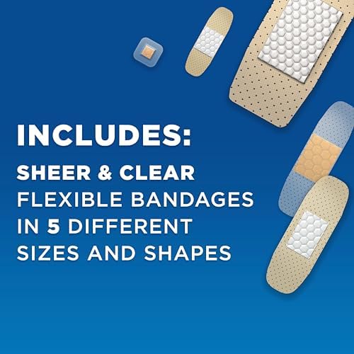 BAND-AID Brand Adhesive Bandages Family Pack, Assorted Sizes, 280 Count