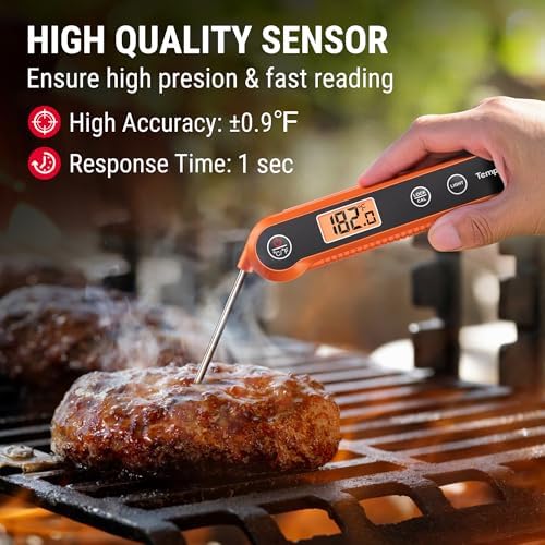 TempPro TempSwift 1 Sec Meat Thermometer Digital for Kitchen Cooking Food