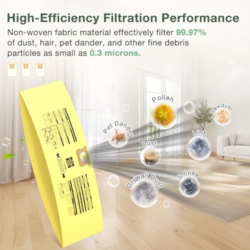 10PCS 10-14 Gallon Vacuum Bags for Shop Vac Bags