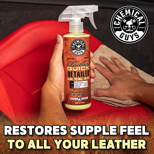 Chemical Guys, Leather Quick Detailer, Cleaner & Conditioner Spray, 16 oz