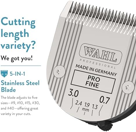 Wahl Professional Animal 5-in-1 Adjustable Blade, 2179-301, Fine