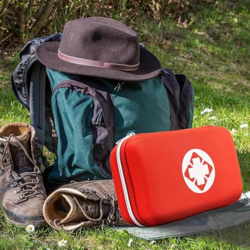 First Aid Kit 277PCS Car Home Camping Essentials Red Emergency Kit YIDERBO