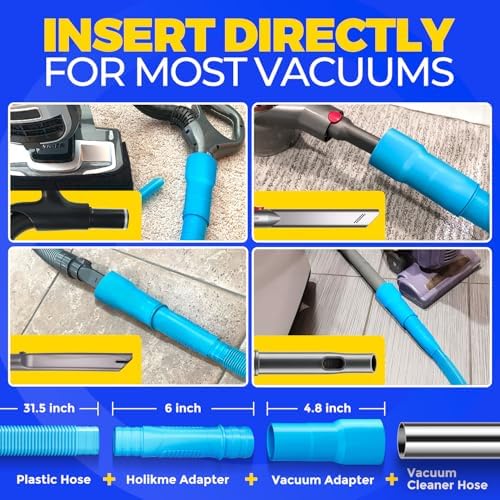 Holikme Dryer Vent Cleaner Kit – Blue Lint Vacuum Attachment